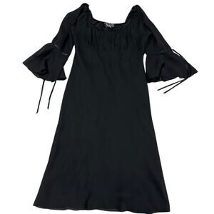 City Triangles Bell Sleeve Dress Small